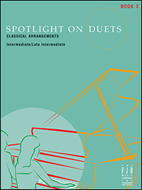 FJH Music Company - Spotlight on Duets, Book 3 - Piano Duet (1 Piano, 4 Hands) - Book