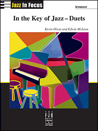 FJH Music Company - In the Key of Jazz: Duets Olson/McLean Duos pour piano (1piano, 4mains) Livre