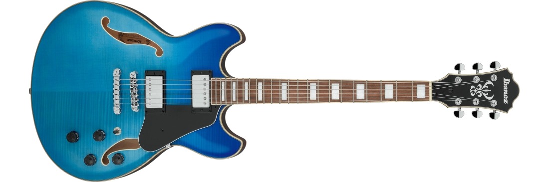 AS73FM Artcore Semi-Hollow Guitar - Azure Blue Gradation