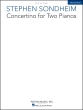 Hal Leonard - Concertino for Two Pianos - Sondheim - Piano Duet (2 Pianos, 4 Hands) - Book (2 Copies)