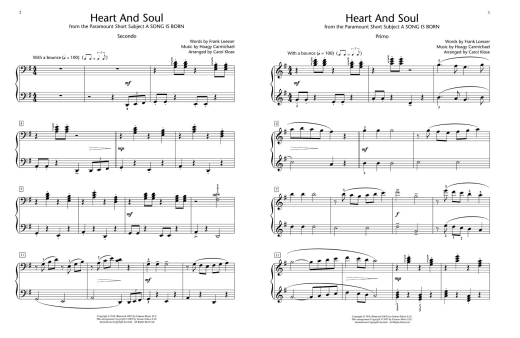 Heart and Soul - Klose - Piano Duet (1 Piano, 4 Hands) - Sheet Music