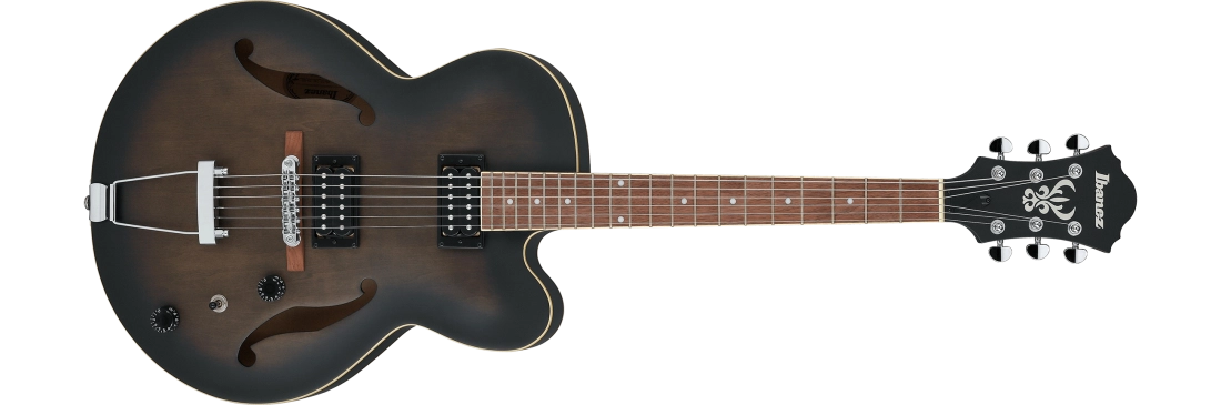 AF55 Artcore Hollowbody Guitar - Transparent Flat Black