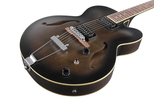 AF55 Artcore Hollowbody Guitar - Transparent Flat Black