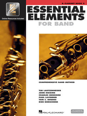 Essential Elements for Band Book 2 - Clarinet - Book/Media Online (EEi)