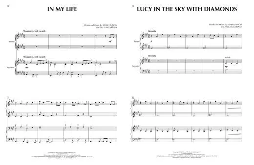 The Beatles for Piano Duet - Baumgartner - Piano Duet (1 Piano, 4 Hands) - Book