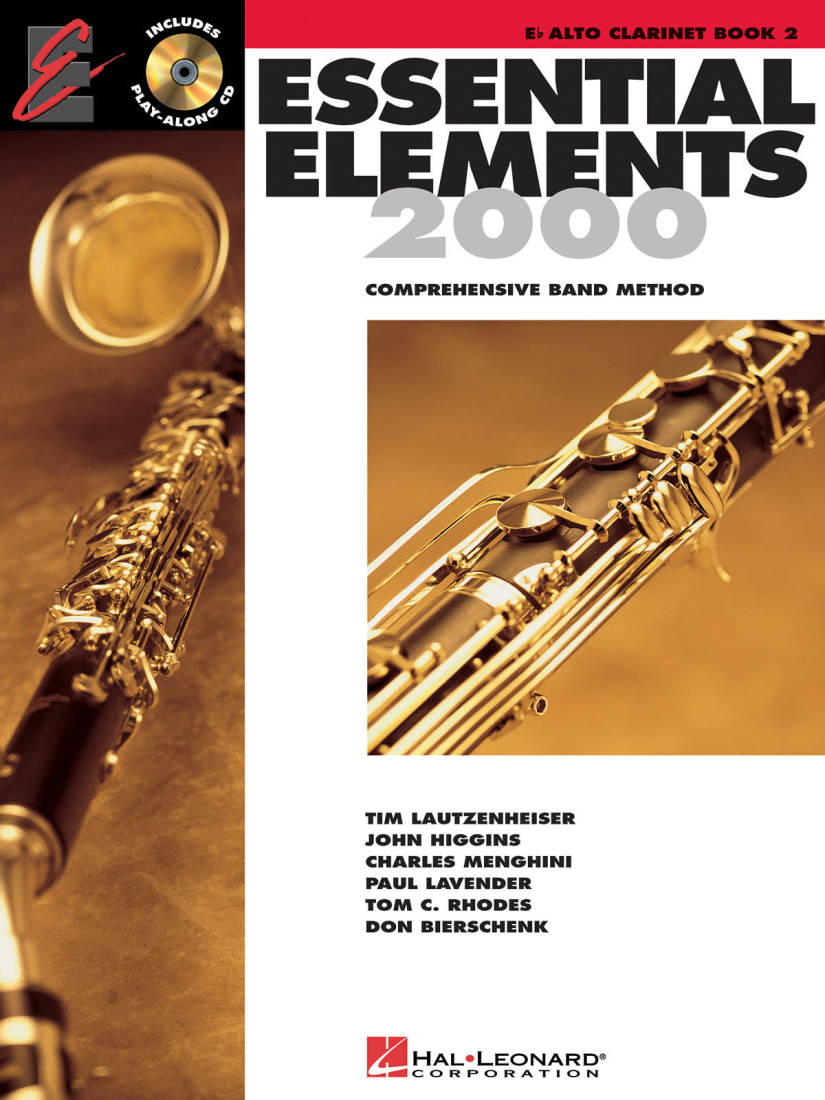 Essential Elements 2000 Book 2 - Alto Clarinet - Book/Media Online (EEi)