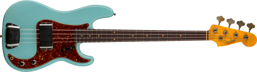 Fender Custom Shop - 63 Precision Bass Journeyman Relic, Rosewood Fingerboard - Aged Daphne Blue