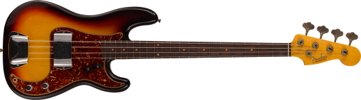 Fender Custom Shop - 63 Precision Bass Journeyman Relic, Rosewood Fingerboard - Aged 3-Colour Sunburst