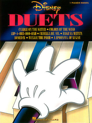 Disney Duets - Piano Duet (1 Piano, 4 Hands) - Book