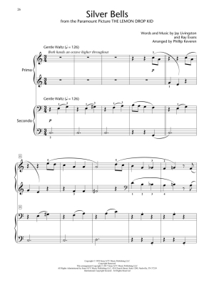 Easy Christmas Duets - Rejino/Keveren - Piano Duet (1 Piano, 4 Hands) - Book