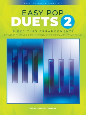 Hal Leonard - Easy Pop Duets 2 - Baumgartner /Ikeda /Miller /Austin - Piano Duet (1 Piano, 4 Hands) - Book