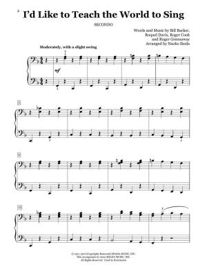 Easy Pop Duets 2 - Baumgartner /Ikeda /Miller /Austin - Piano Duet (1 Piano, 4 Hands) - Book