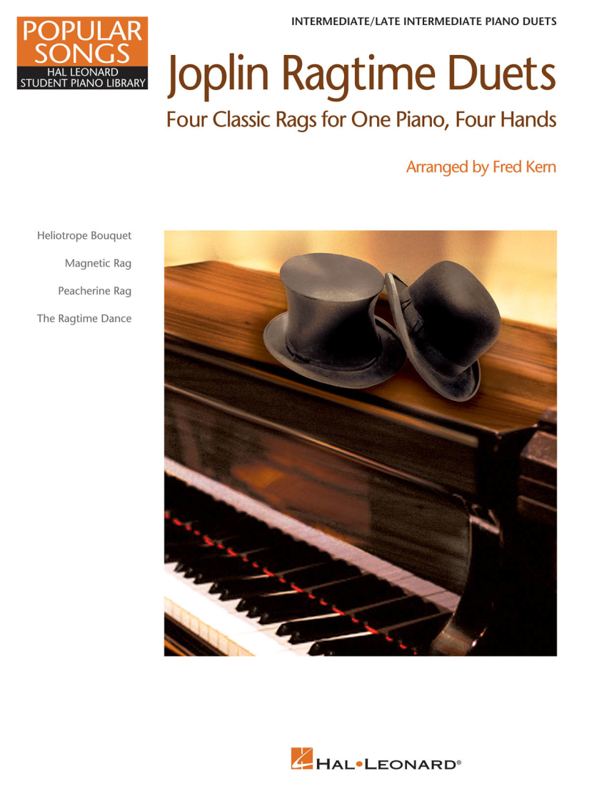 Joplin Ragtime Duets - Kern - Piano Duet (1 Piano, 4 Hands) - Book