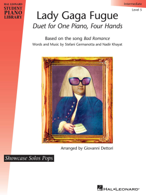 Hal Leonard - Lady Gaga Fugue - Dettori - Piano Duet (1 Piano, 4 Hands) - Sheet Music