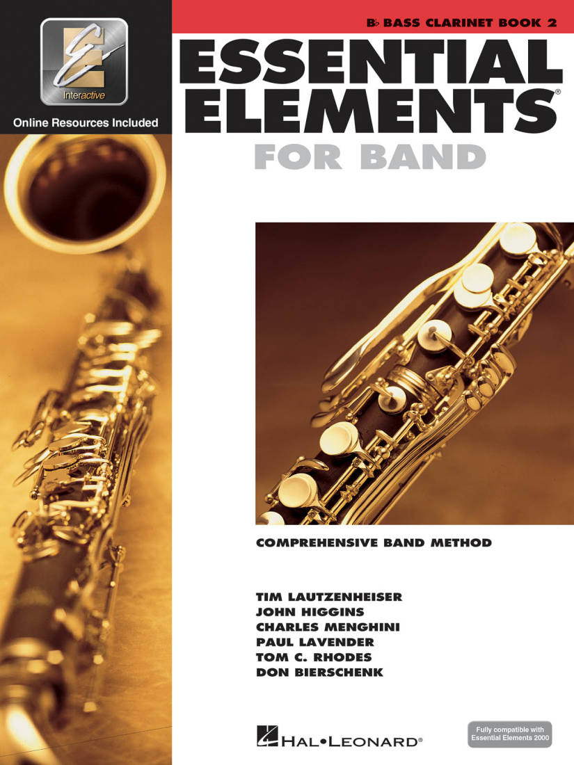 Essential Elements for Band Book 2 - Bass Clarinet - Book/Media Online (EEi)