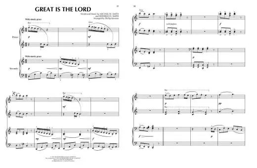 Praise & Worship Duets - Keveren - Piano Duet (1 Piano, 4 Hands) - Book