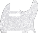 Fender - 8-Hole Modern Telecaster Pickguard, 4-Ply - White Pearl