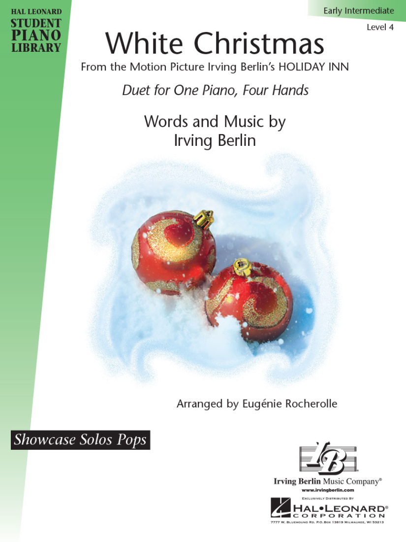 White Christmas - Berlin/Rocherolle - Piano Duet (1 Piano, 4 Hands) - Sheet Music