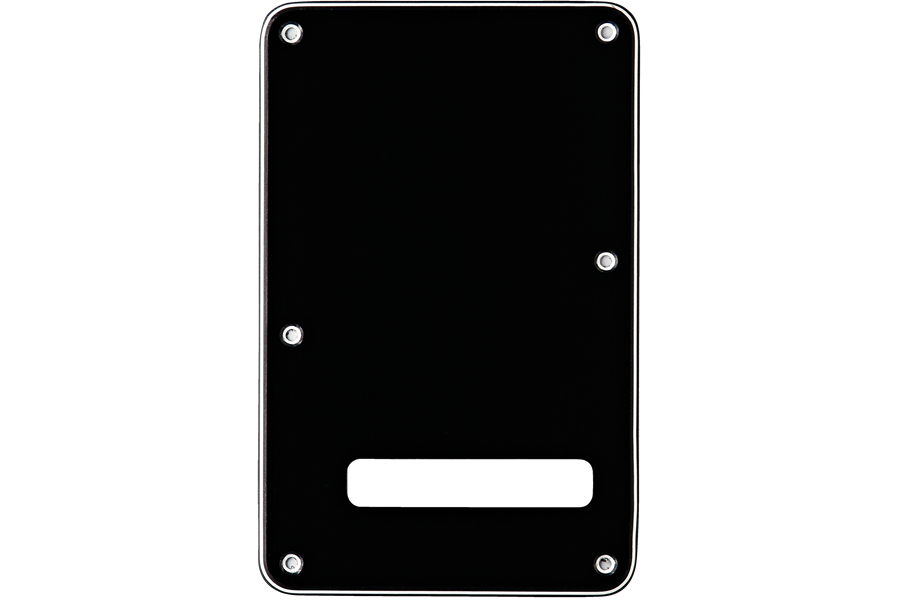 Stratocaster Modern-Style Tremolo Backplate, 3-Ply - Black/White/Black