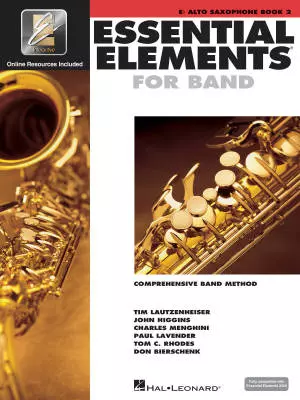 Hal Leonard - Essential Elements for Band Book 2 - Alto Saxophone - Book/Media Online (EEi)