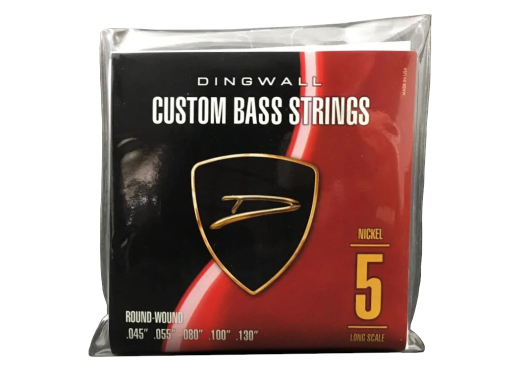 Long Scale 5-String Bass Set -  Nickel Plated Steel