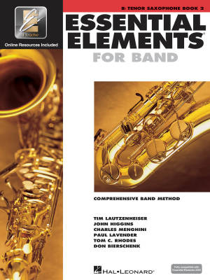 Hal Leonard - Essential Elements for Band Book 2 - Tenor Saxophone - Book/Media Online (EEi)
