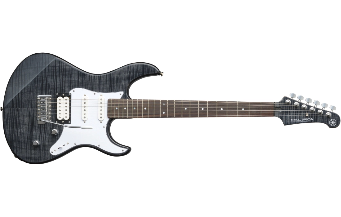 Pacifica 212VFM Electric Guitar - Translucent Black