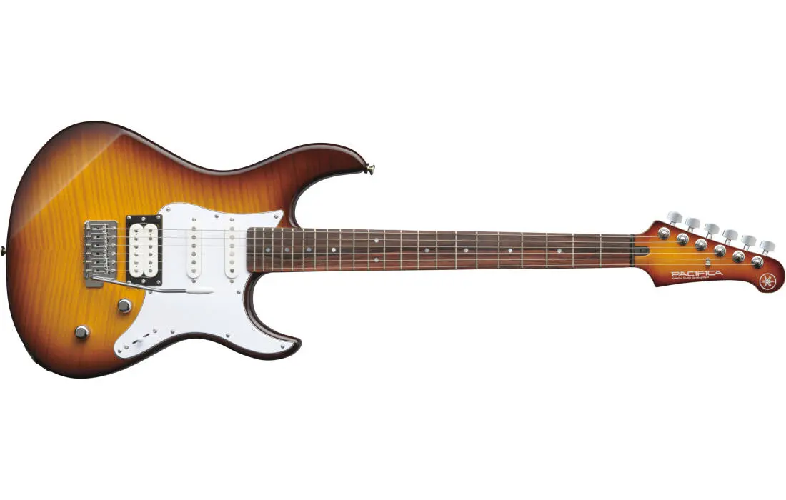 Pacifica 212VFM Electric Guitar - Tobacco Sunburst