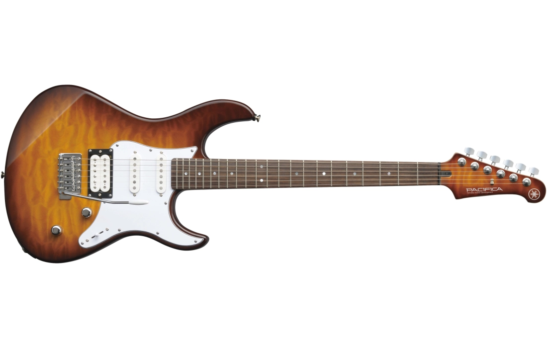 Pacifica 212VQM Electric Guitar - Tobacco Sunburst