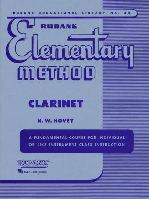 Rubank Publications - Rubank Elementary Method - Hovey - Clarinet - Book