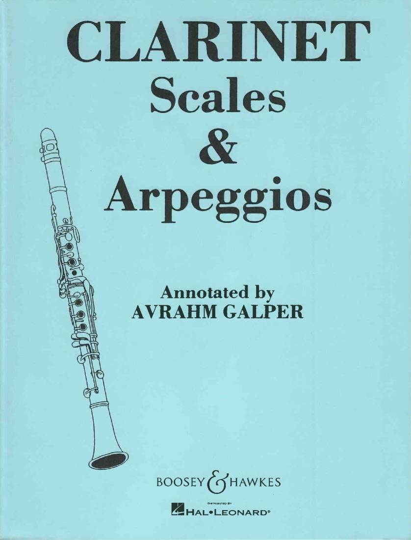 Clarinet Scales & Arpeggios - Galper - Book