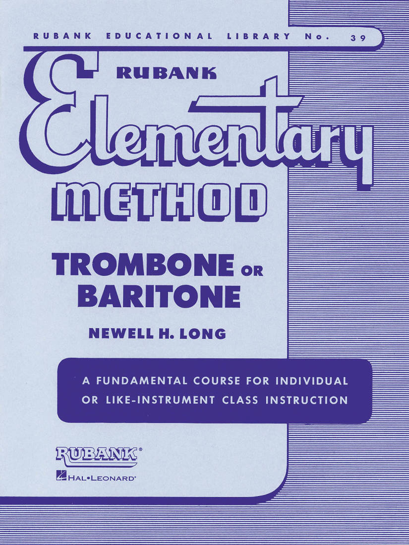 Rubank Elementary Method - Long - Trombone/Baryton - Livre