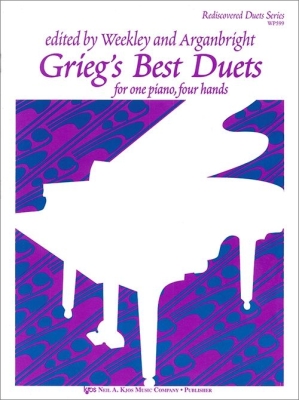 Grieg\'s Best Duets - Grieg /Weekley /Arganbright - Piano Duet (1 Piano, 4 Hands) - Book