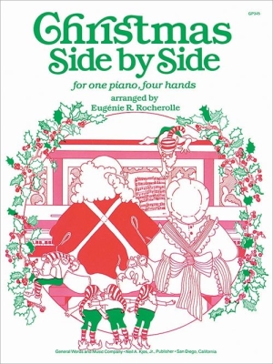 Kjos Music - Christmas Side By Side - Rocherolle - Piano Duet (1 Piano, 4 Hands) - Book