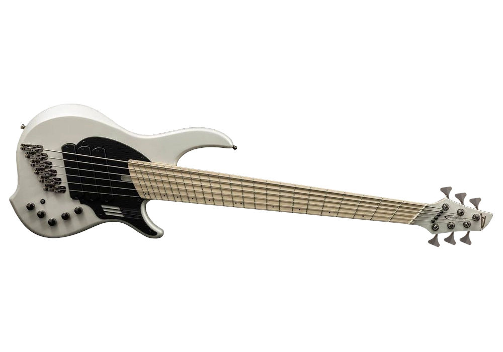 NG3 Adam \'\'Nolly\'\' Getgood Signature 6-String Bass - Ducati White