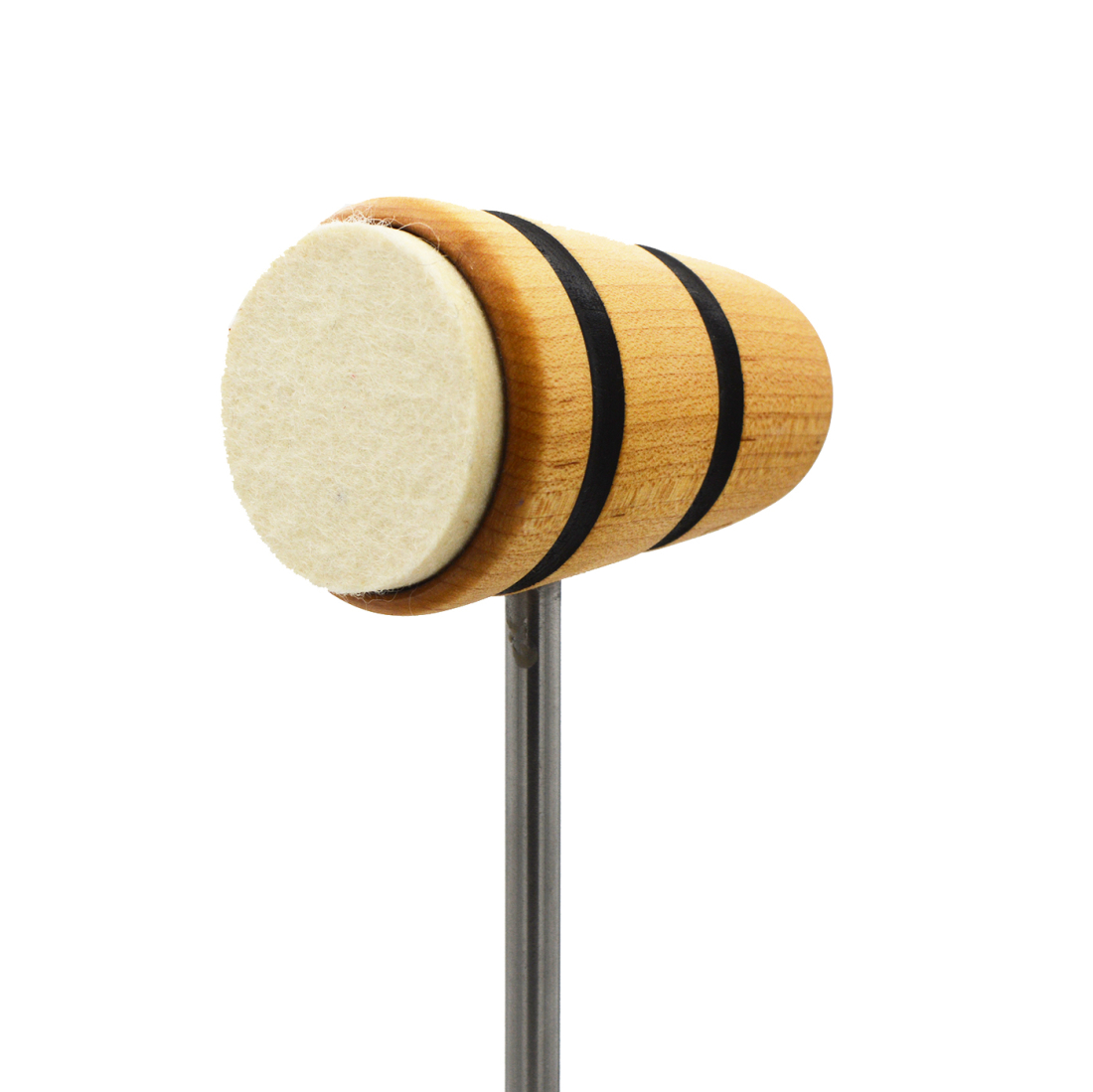 Felt Daddy Beater - Natural with Black Stripes