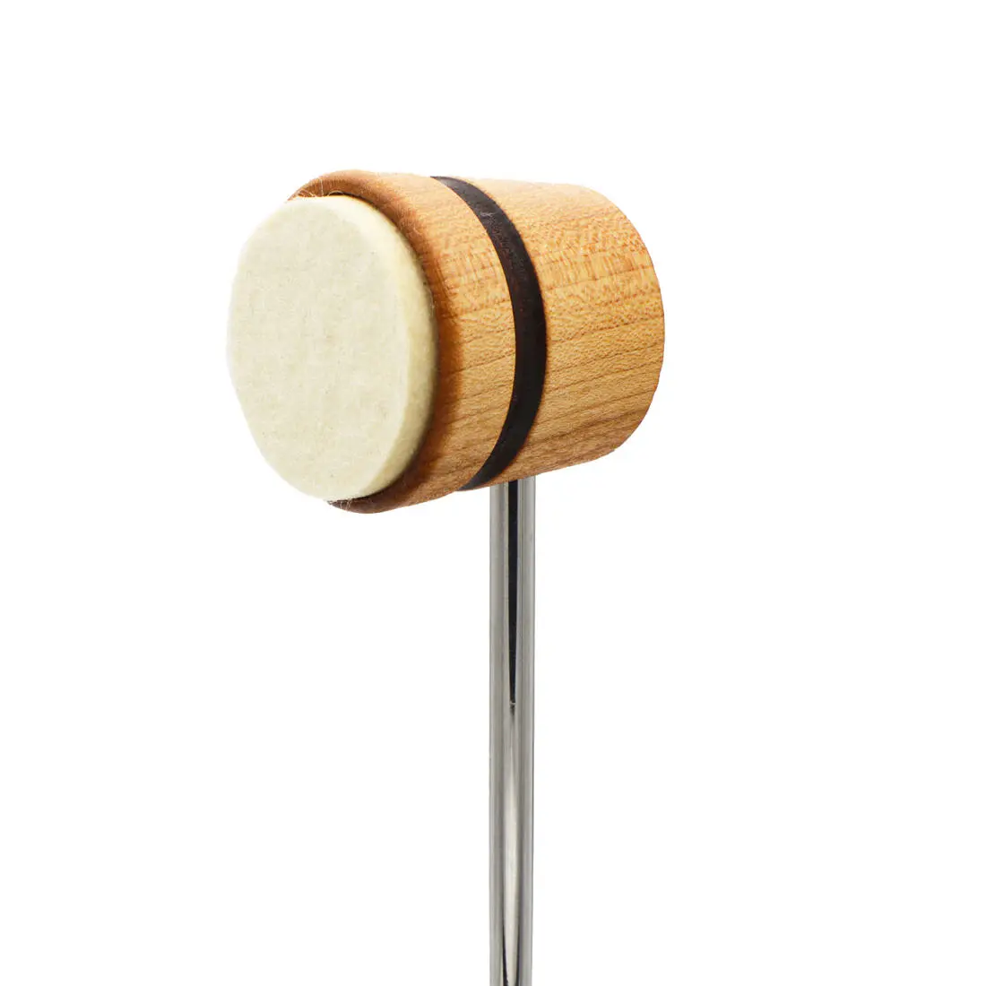 Lightweight Felt Daddy Beater - Natural with Black Stripes