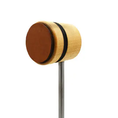 Low Boy Beaters - Lightweight Leather Daddy Beater - Natural with Black Stripes