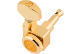 Locking Stratocaster/Telecaster Staggered Tuning Machines (Set of 6) - Gold