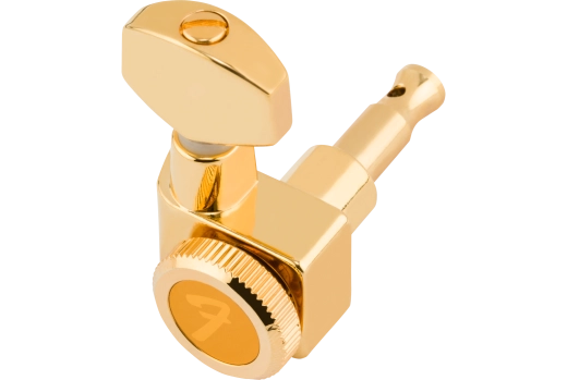 Locking Stratocaster/Telecaster Staggered Tuning Machines (Set of 6) - Gold