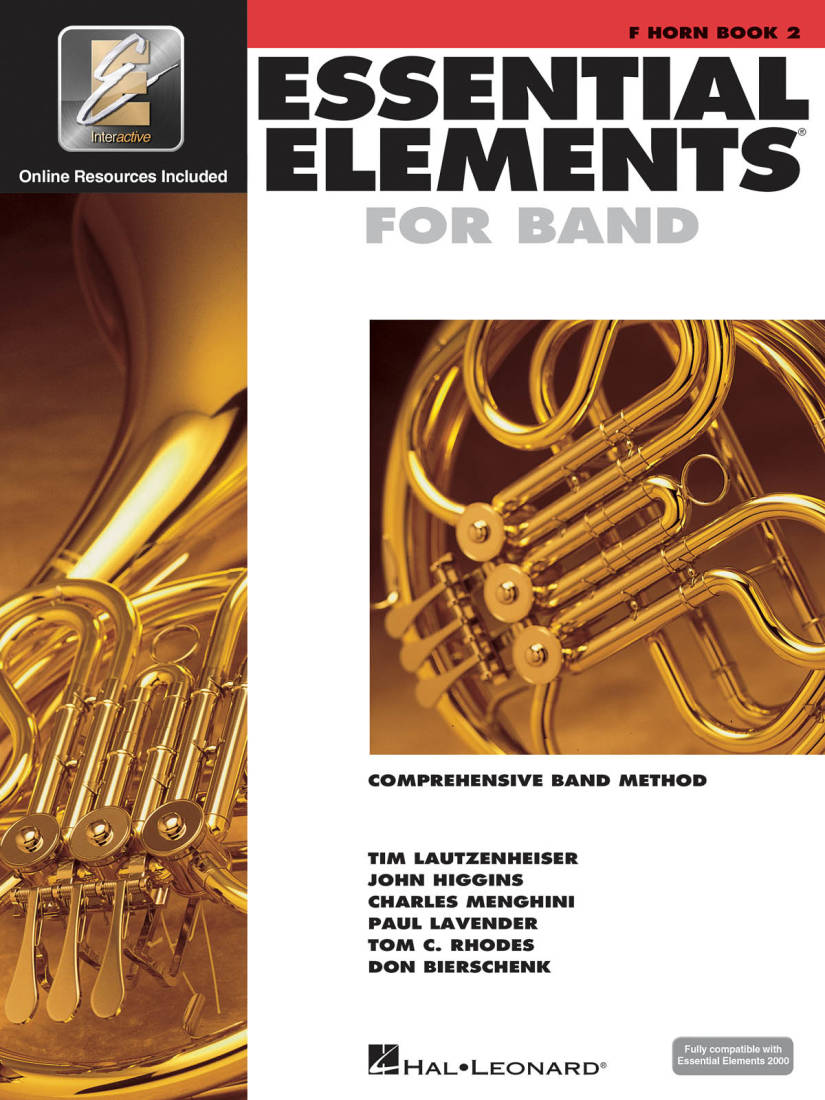 Essential Elements for Band Book 2 - F Horn - Book/Media Online (EEi)