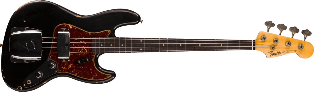 \'62 Jazz Bass Relic, Rosewood Fingerboard - Aged Black