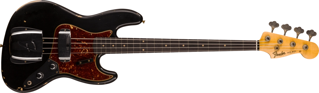 \'62 Jazz Bass Relic, Rosewood Fingerboard - Aged Black