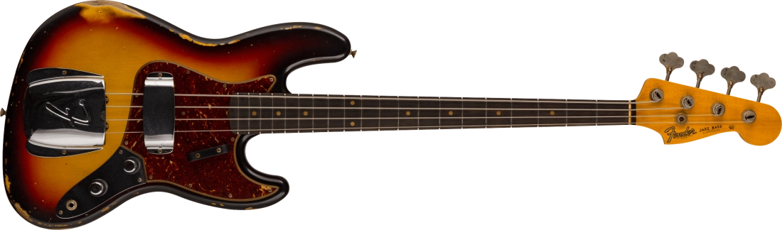 \'62 Jazz Bass Relic, Rosewood Fingerboard - 3-Colour Sunburst