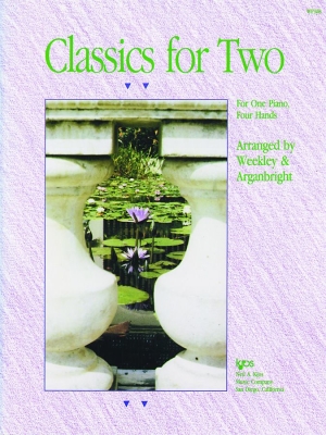 Kjos Music - Classics For Two - Weekley/Arganbright - Piano Duet (1 Piano, 4 Hands) - Book