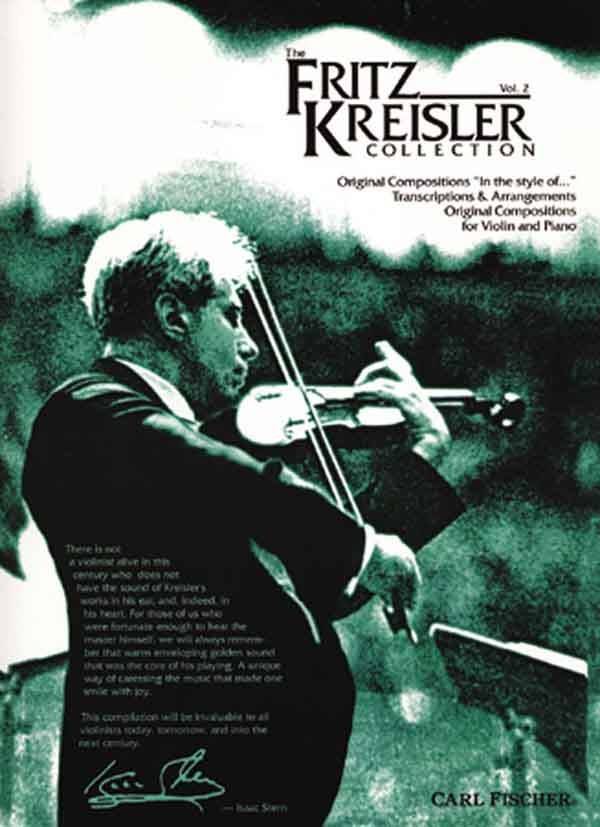 The Fritz Kreisler Collection Vol. 2 - Violin/Piano - Book
