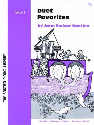 Duet Favorites, Level 1 - Bastien - Piano Duet (1 Piano, 4 Hands) - Book