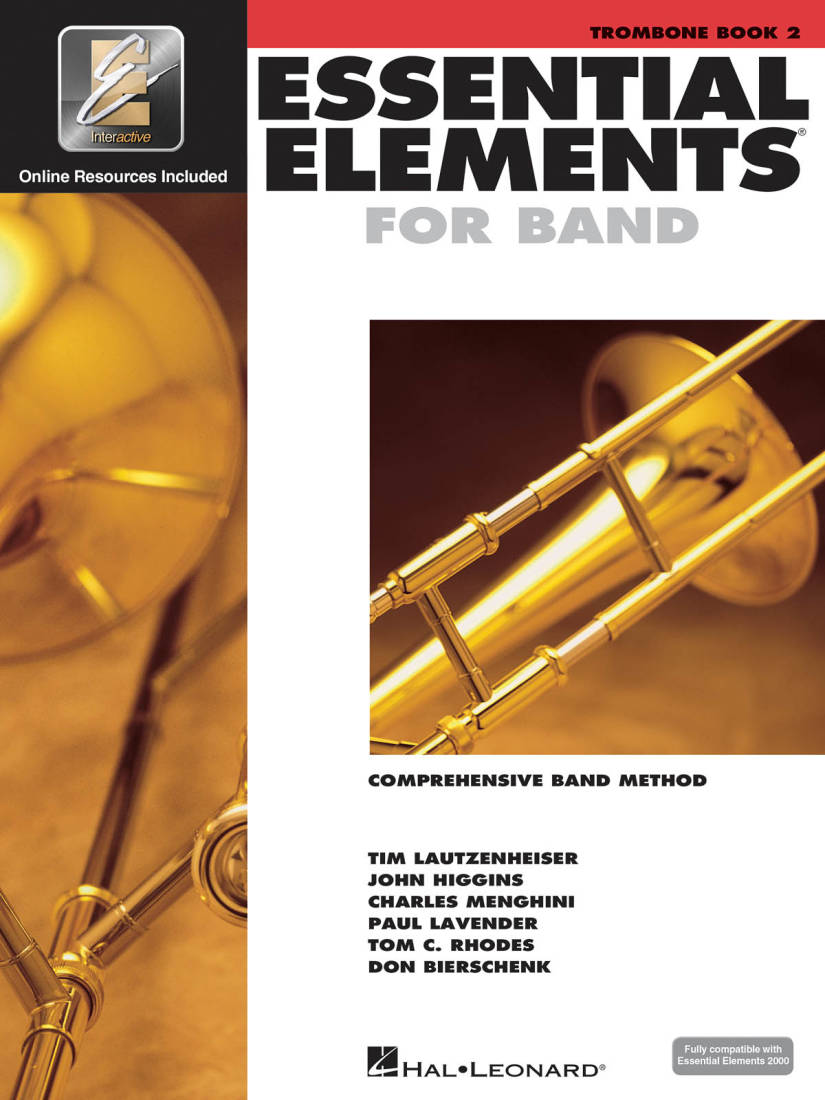 Essential Elements for Band Book 2 - Trombone - Book/Media Online (EEi)