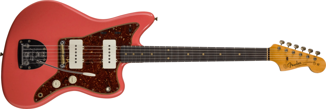 \'62 Jazzmaster Journeyman Relic, Rosewood Fingerboard - Super Faded Aged Fiesta Red