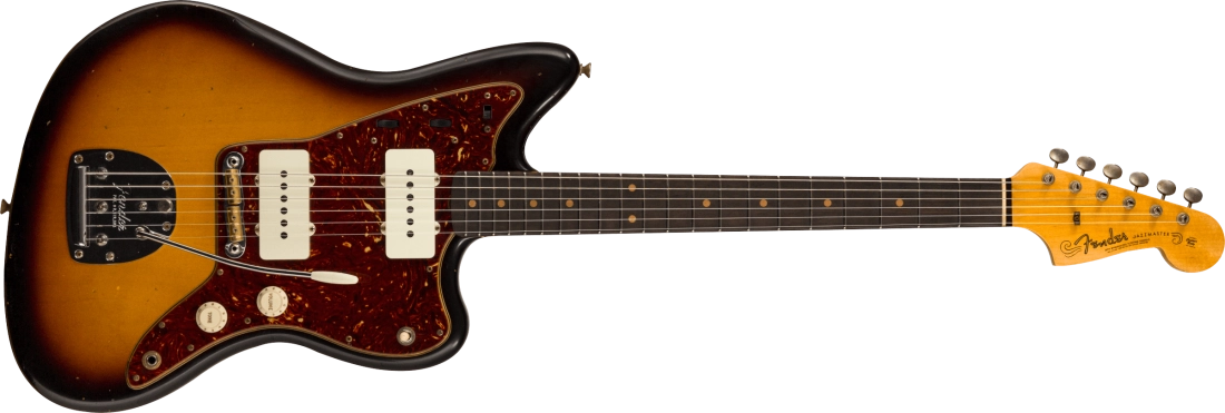 \'62 Jazzmaster Journeyman Relic, Rosewood Fingerboard - Aged 3-Colour Sunburst